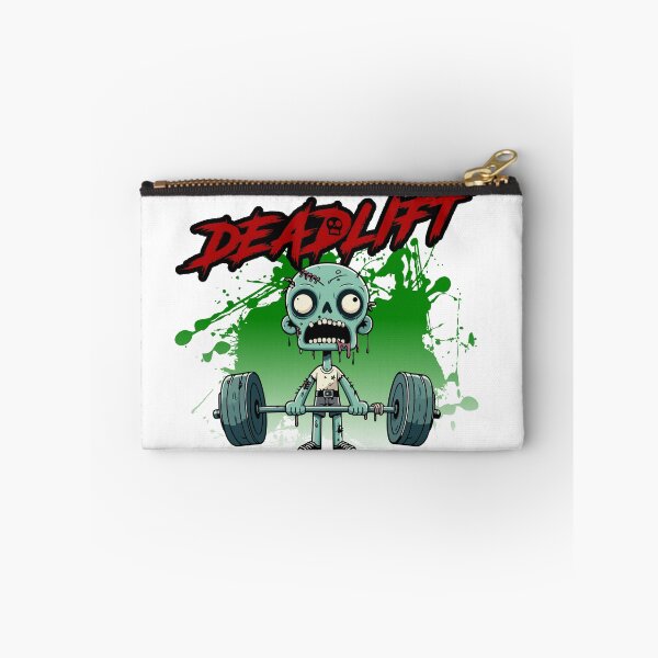 Item preview, Funny Zombie Deadlift Gym Cartoon designed and sold by Heaton-B-Design.