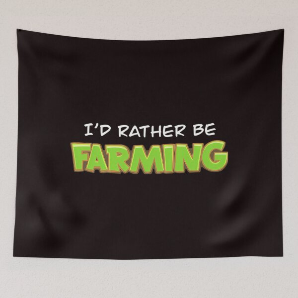 Item preview, Id Rather Be Farming designed and sold by NoteworApparel.