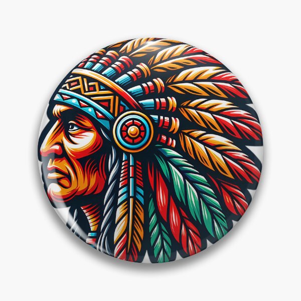 Item preview, Vibrant Tribal-Inspired Headdress Illustration designed and sold by petar13.