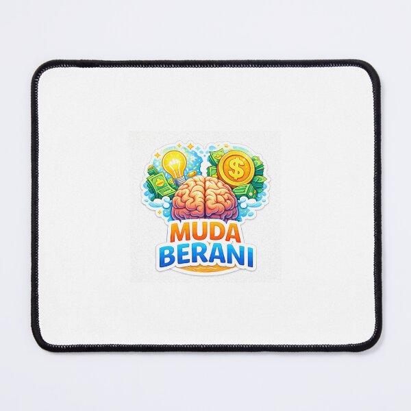 Item preview, Muda Berani Money Mindset Sticker – Financial Freedom Brain Idea Design for Young Entrepreneurs & Finance Motivation designed and sold by Wander Pop Studio.