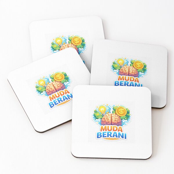 Item preview, Muda Berani Money Mindset Sticker – Financial Freedom Brain Idea Design for Young Entrepreneurs & Finance Motivation designed and sold by Wander Pop Studio.