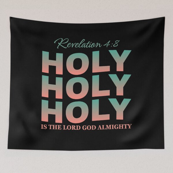 Item preview, Holy Holy Holy – Revelation 4:8 Christian Worship Design designed and sold by MoriaStore.