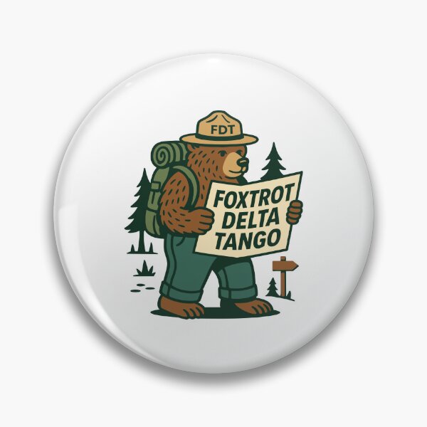 Item preview, Foxtrot Delta Tango FDT Resist Bear Anti-Trump designed and sold by gunaone-design.
