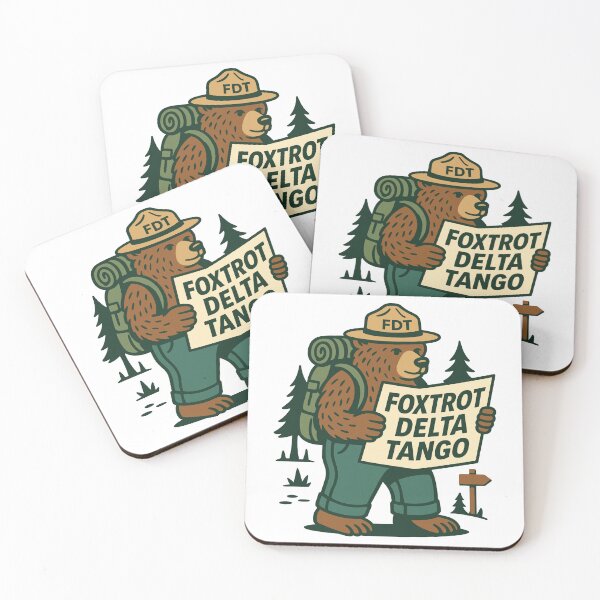 Item preview, Foxtrot Delta Tango FDT Resist Bear Anti-Trump designed and sold by gunaone-design.