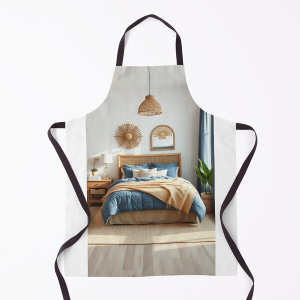 Item preview, Cozy Coastal Bedroom with Rattan Decor designed and sold by Jade Ado.
