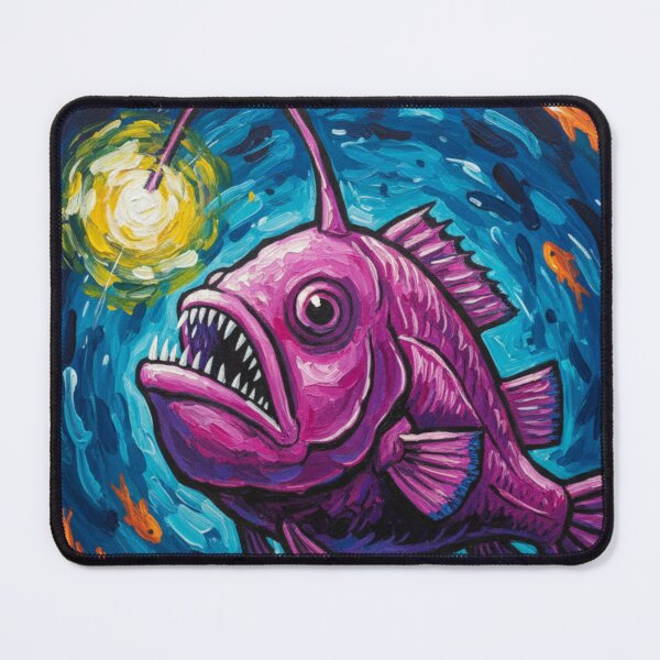 Item preview, Psychedelic Deep-Sea Fish designed and sold by HeyHas.