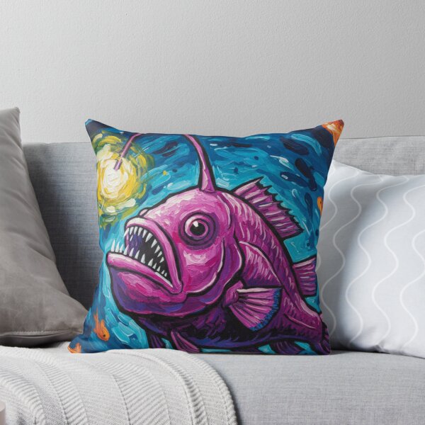 Item preview, Psychedelic Deep-Sea Fish designed and sold by HeyHas.