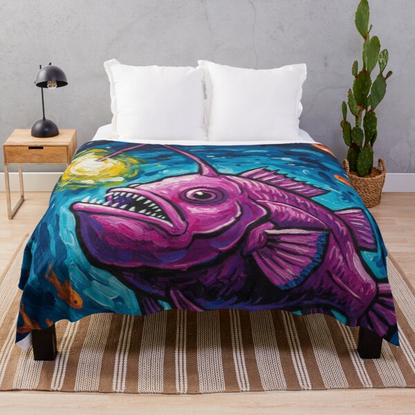 Item preview, Psychedelic Deep-Sea Fish designed and sold by HeyHas.