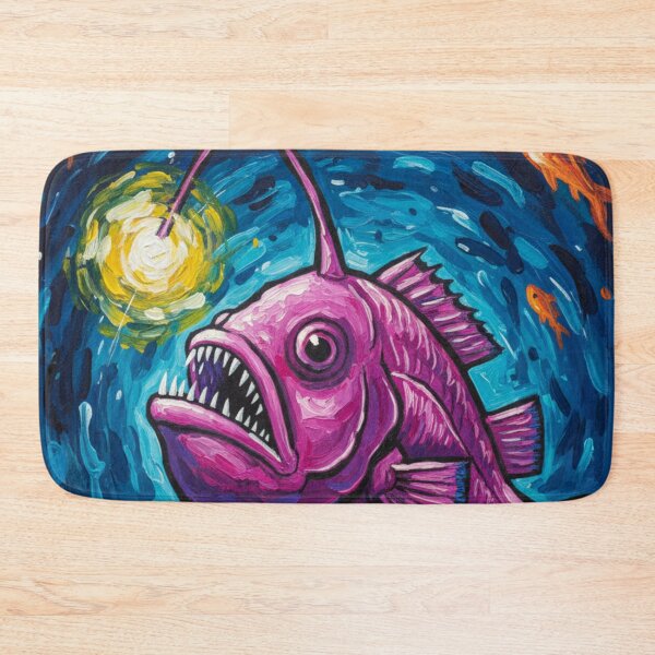 Item preview, Psychedelic Deep-Sea Fish designed and sold by HeyHas.