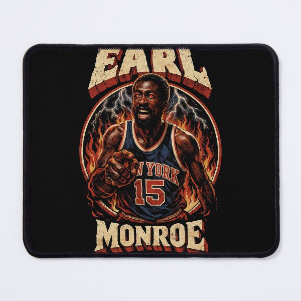 Item preview, Earl Monroe on Fire designed and sold by unfamouzzz.