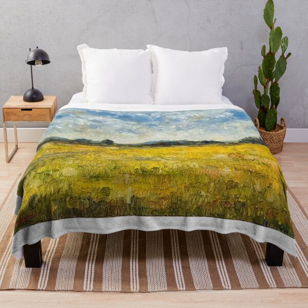 Item preview, a golden field Oil paintings hand-painted from real objects outdoors designed and sold by oriondoor.