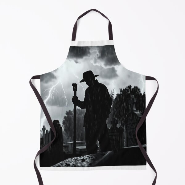 Item preview, Grim Reaper in Stormy Graveyard Lightning Night designed and sold by EllDAV777.