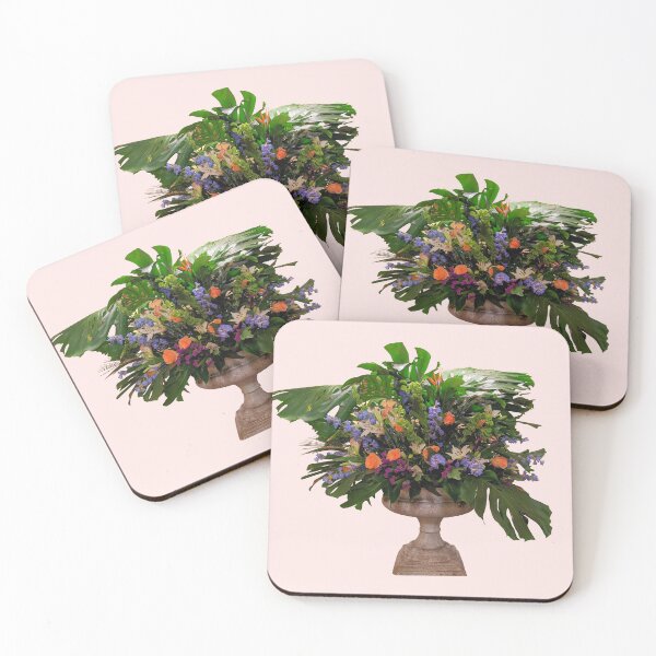 Item preview, Gorgeous Flowers in a Stone Vase designed and sold by Shapes-Mania.