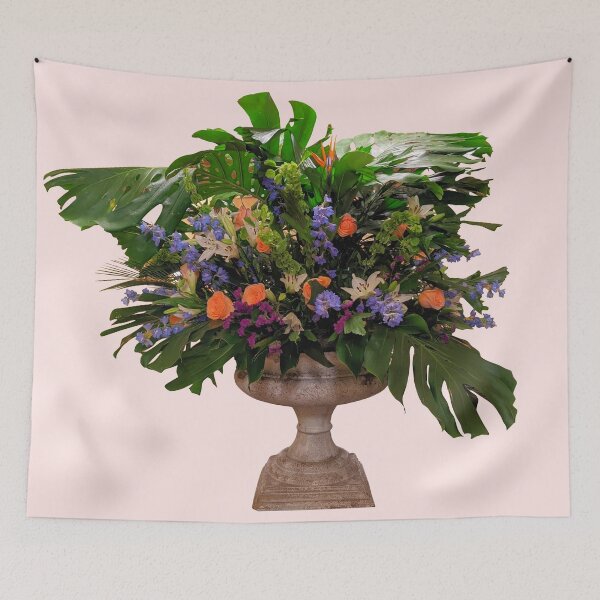 Item preview, Gorgeous Flowers in a Stone Vase designed and sold by Shapes-Mania.