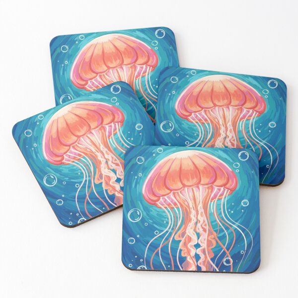 Item preview, Bioluminescent Fluid Jellyfish designed and sold by HeyHas.