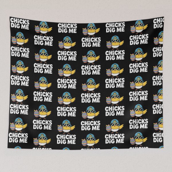 Item preview, Chicks Dig Me Easter Toddler Boys Men Happy Easter Funny designed and sold by Mozaic Clothes.