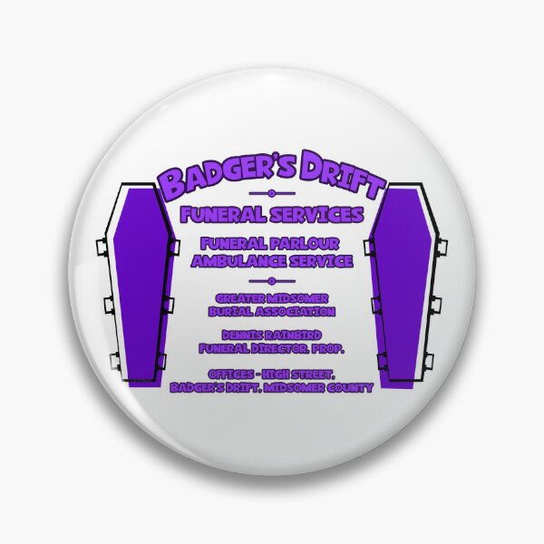 Item preview, Badger's Drift Funeral Services Retro designed and sold by Normbot2000.