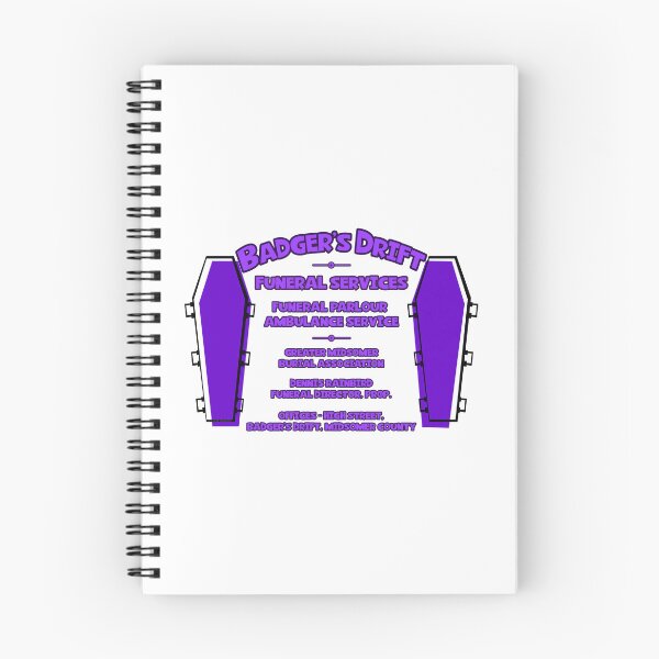 Item preview, Badger's Drift Funeral Services Retro designed and sold by Normbot2000.