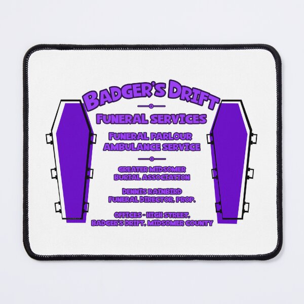 Item preview, Badger's Drift Funeral Services Retro designed and sold by Normbot2000.