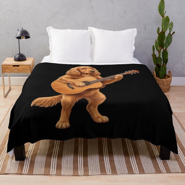 Item preview, Cocker Spaniel Playing Acoustic Guitar Player Guitarist Dog Lover designed and sold by DoodleTortle.