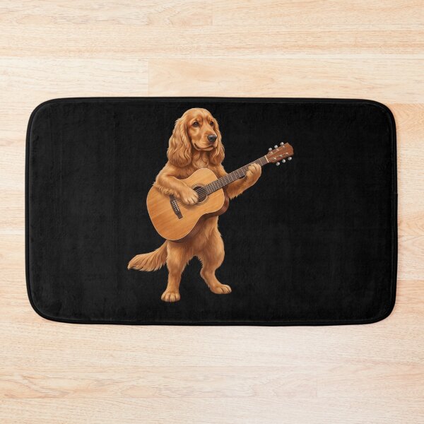 Item preview, Cocker Spaniel Playing Acoustic Guitar Player Guitarist Dog Lover designed and sold by DoodleTortle.