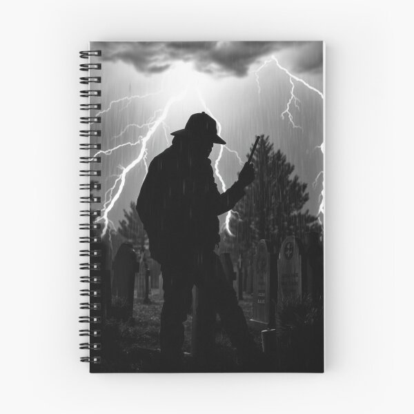 Item preview, Graveyard Lightning Storm Silhouette in Rain designed and sold by EllDAV777.