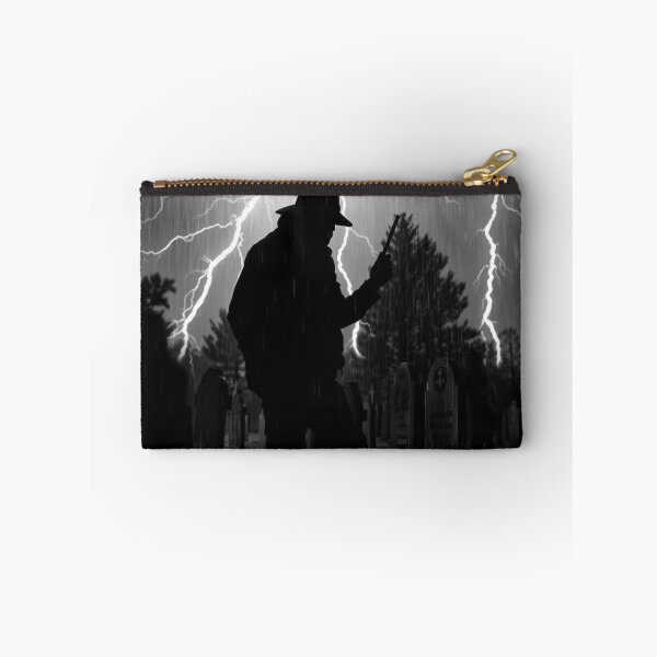 Item preview, Graveyard Lightning Storm Silhouette in Rain designed and sold by EllDAV777.