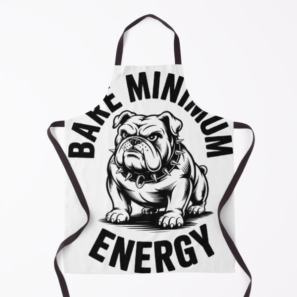 Item preview, Bare Minimum Energy – Vintage Bulldog Attitude Graphic Tee designed and sold by NewUSShop.