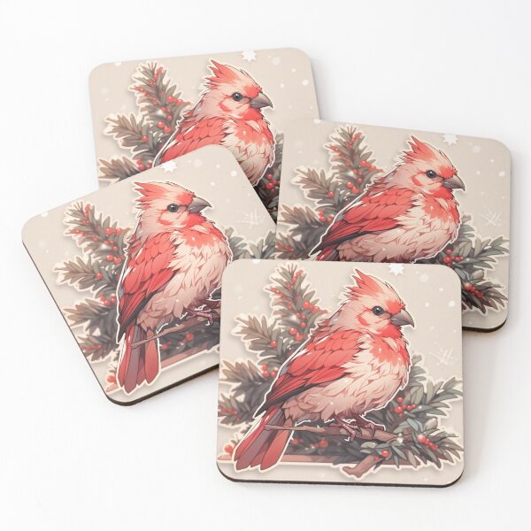 Item preview, Christmas Cardinal Sticker designed and sold by Solace Sparkles.