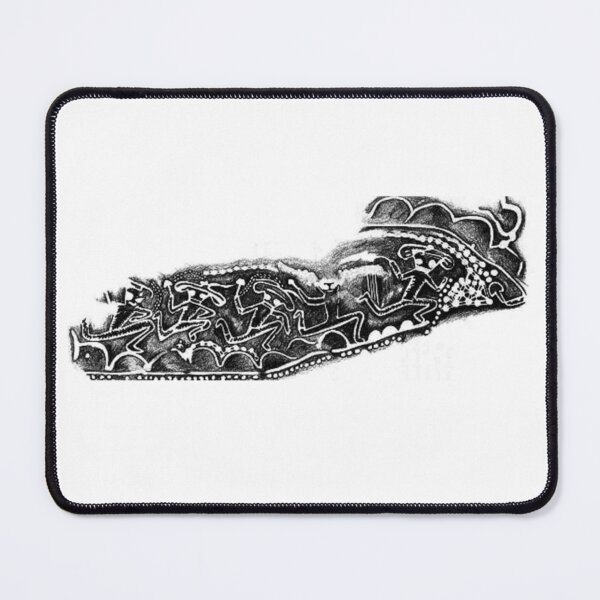 Item preview, Tassili Mushroom Shaman – Ancient Magic Mushroom Rock Painting from 3500 BC designed and sold by Ticklenutts.