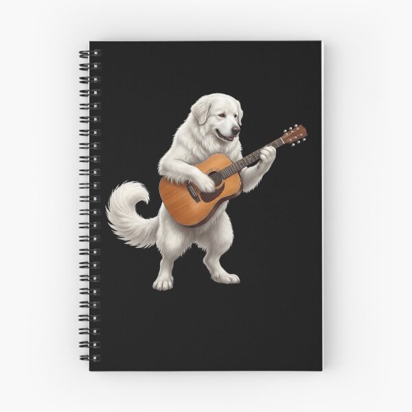 Item preview, Great Pyrenees Playing Acoustic Guitar Player Guitarist Dog Lover designed and sold by DoodleTortle.