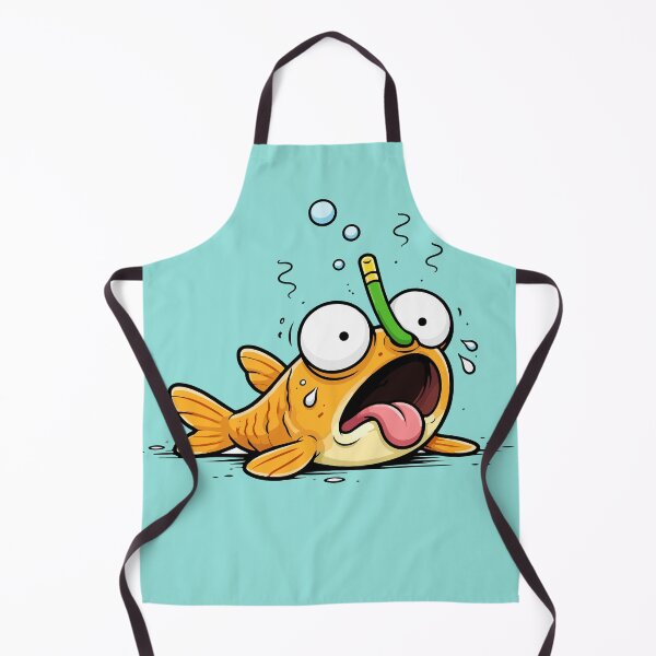 Item preview, Derpy Goldfish with Snorkel designed and sold by Soft Mayhem Studio.