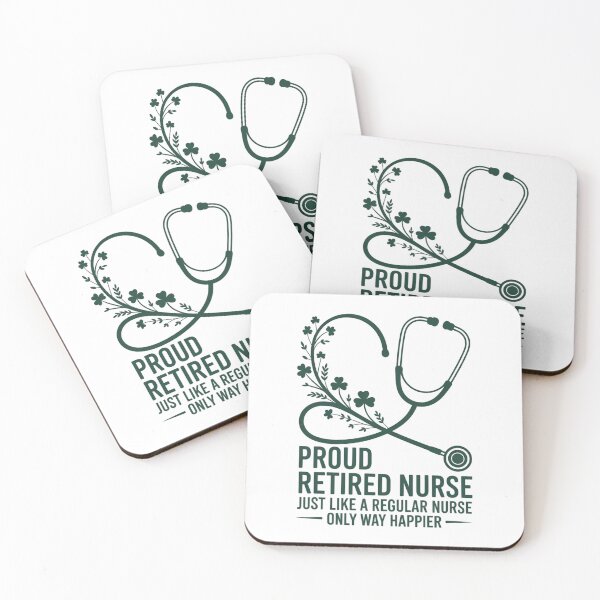 Item preview, Copy of Proud Retired Nurse Funny St Patrick’s Day Shamrock Nurse Classic T-Shirt  designed and sold by podlook.