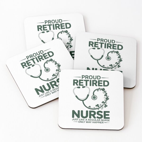 Item preview, Copy of Copy of Proud Retired Nurse Funny St Patrick’s Day Shamrock Nurse Classic T-Shirt  designed and sold by podlook.