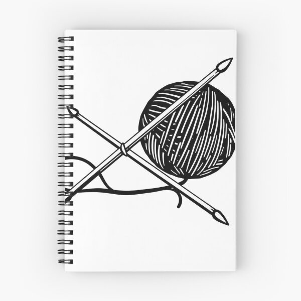 Item preview, Vintage Knitting Needles and Yarn Ball Illustration designed and sold by EllDAV777.