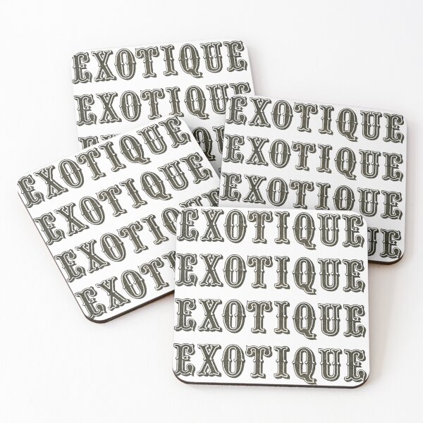 Item preview, Exotique - Vintage French 1960s Font designed and sold by The Sticker Bureau.