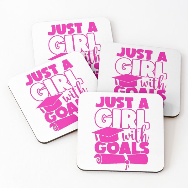 Item preview, just a girl with goals Graduation Cap designed and sold by ROYALSTOURE.