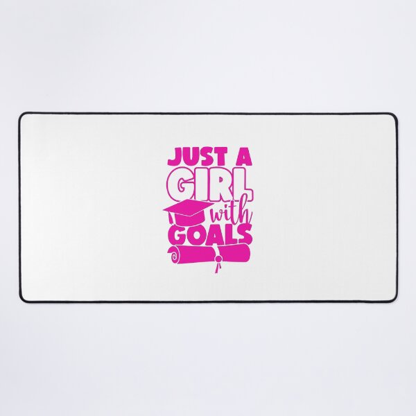 Item preview, just a girl with goals Graduation Cap designed and sold by ROYALSTOURE.