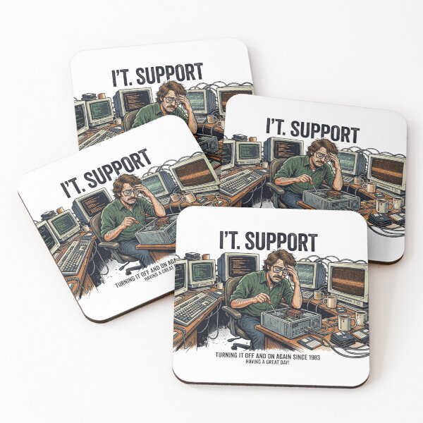 Item preview, Restart Your Attitude – Vintage IT Support Survival Mode designed and sold by KurtByteStudio.