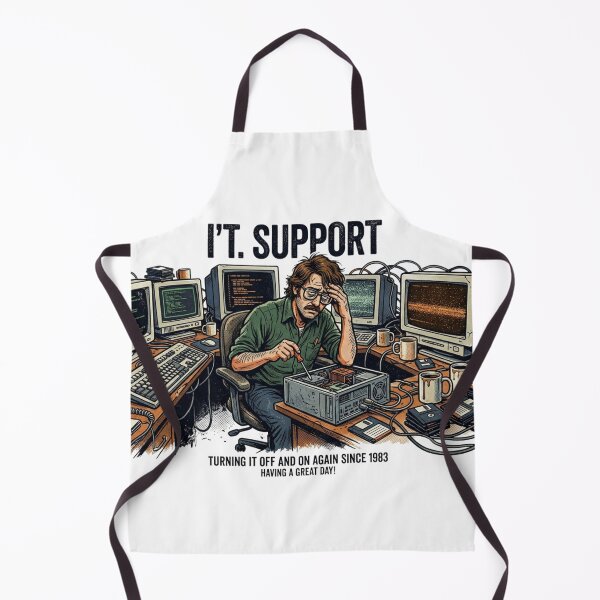 Item preview, Restart Your Attitude – Vintage IT Support Survival Mode designed and sold by KurtByteStudio.