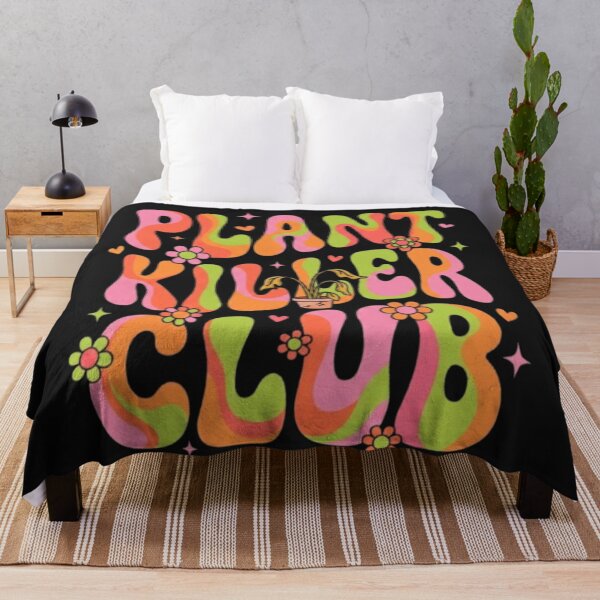 Item preview, Plant Killer Club Groovy Retro Funny Plant Lover Design designed and sold by Antik by Schulz.