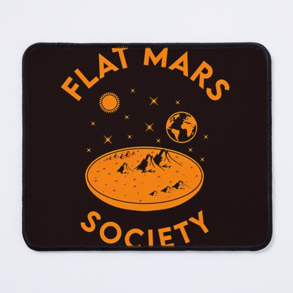 Item preview, Flat Mars Society designed and sold by CatchyAsFudge.