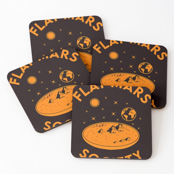 Item preview, Flat Mars Society designed and sold by CatchyAsFudge.