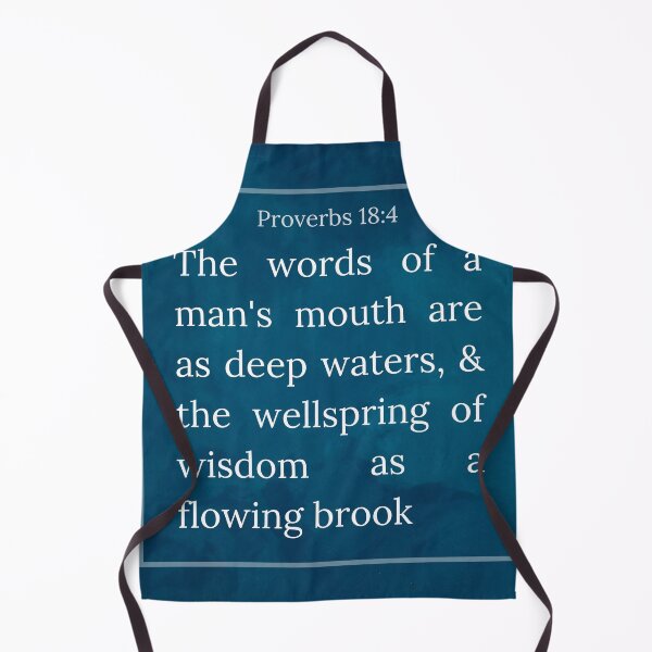 Item preview, Proverbs 18:4 designed and sold by Undonemadenew.