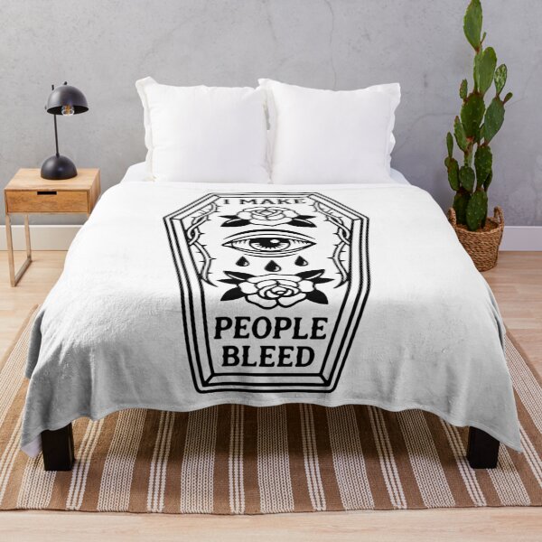 Item preview, I Make People Bleed Funny Tattooist Humor - Tattoo Artist designed and sold by gunaone-design.