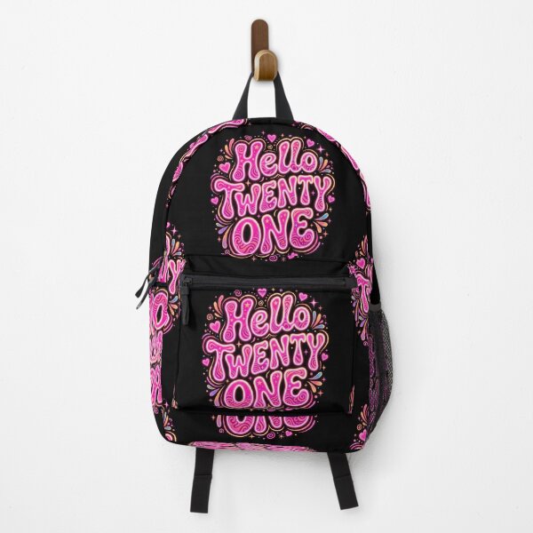 Item preview, Retro Groovy Hello Twenty One Design designed and sold by ArtistryTouch.