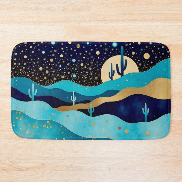 Item preview, Desert Night Sky with Cacti designed and sold by Vicky Brago-Mitchell®.