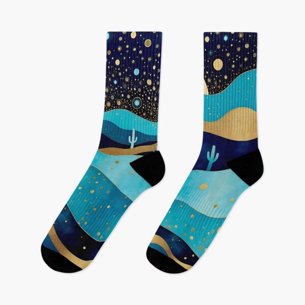 Item preview, Desert Night Sky with Cacti designed and sold by Vicky Brago-Mitchell®.