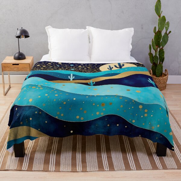 Item preview, Desert Night Sky with Cacti designed and sold by Vicky Brago-Mitchell®.