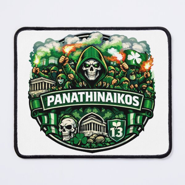 Item preview, Panathinaikos Gate 13 Ultras – Green Smoke Football Supporters Stickers designed and sold by MJOSTORE.